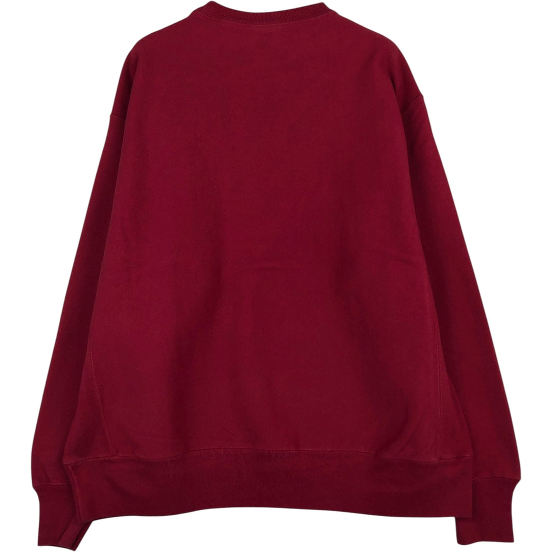 Champion REVERSE WEAVE Reverse Weave One-Point Logo Sweatshirt, Men's XL cotton red type Vintage Second Hand