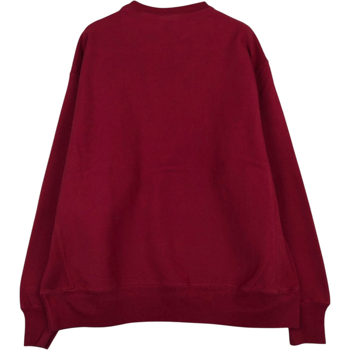 Champion REVERSE WEAVE Reverse Weave One-Point Logo Sweatshirt, Men's XL cotton red type Vintage Second Hand