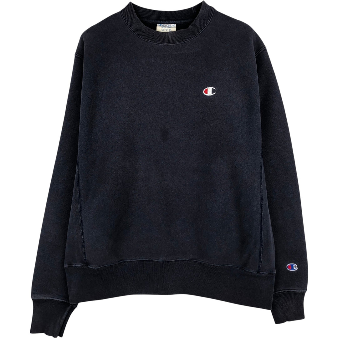 Champion REVERSE WEAVE Reverse Weave One Point Logo Sweatshirt Trainer Men's M cotton navy blue type Vintage Second Hand