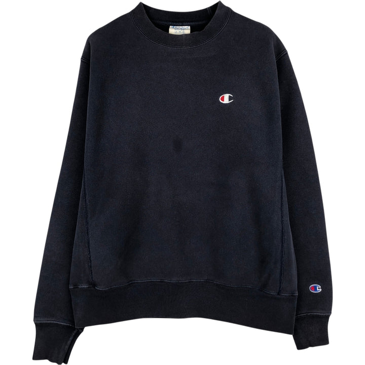 Champion REVERSE WEAVE Reverse Weave One Point Logo Sweatshirt Trainer Men's M cotton navy blue type Vintage Second Hand
