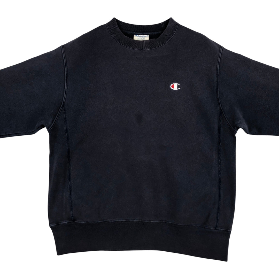 Champion REVERSE WEAVE Reverse Weave One Point Logo Sweatshirt Trainer Men's M cotton navy blue type Vintage Second Hand