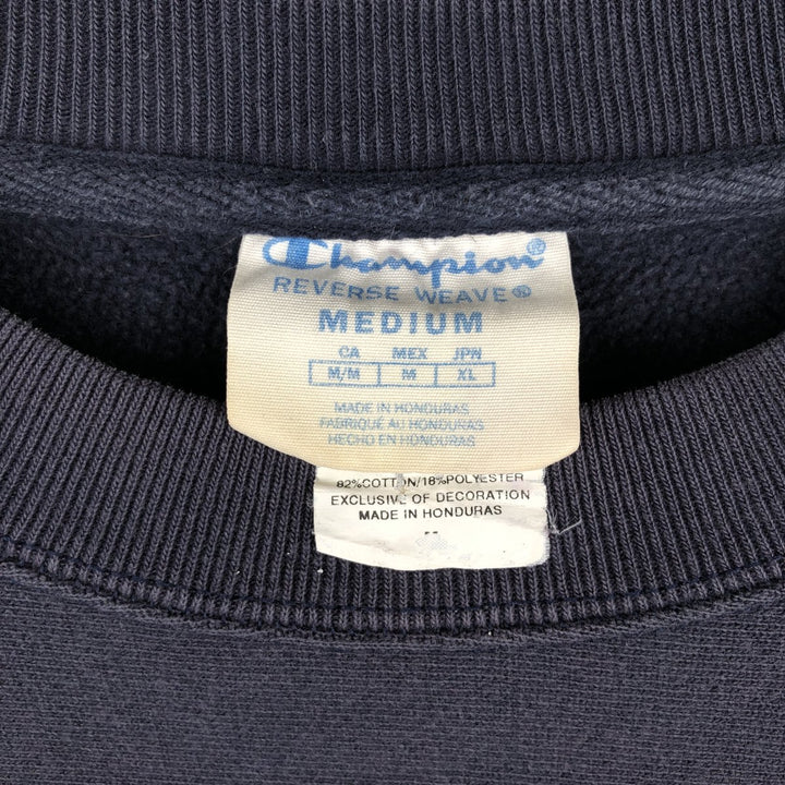 Champion REVERSE WEAVE Reverse Weave One Point Logo Sweatshirt Trainer Men's M cotton navy blue type Vintage Second Hand