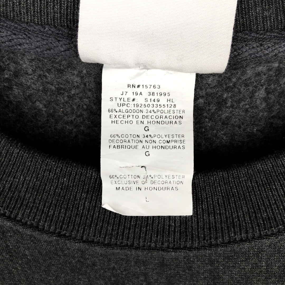 Champion Reverse Weave Bullet Advertising Sweatshirt (Men's Size L) cotton gray type Vintage Second Hand