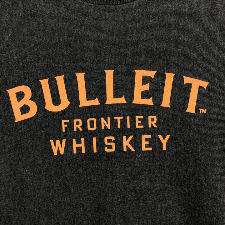 Champion Reverse Weave Bullet Advertising Sweatshirt (Men's Size L) cotton gray type Vintage Second Hand