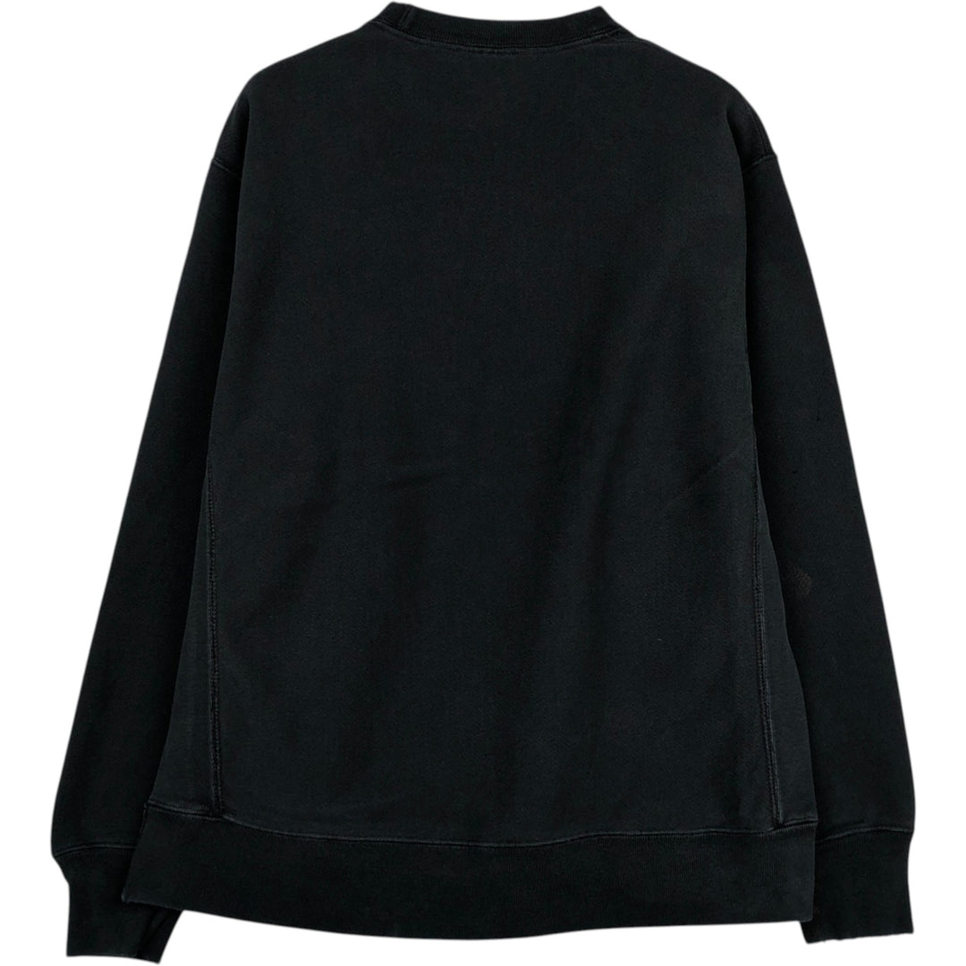 Champion REVERSE WEAVE Reverse Weave One Point Logo Sweatshirt Trainer Men's L size cotton black type Vintage Second Hand