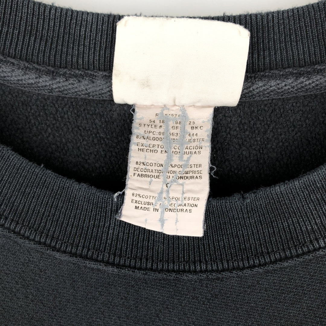 Champion REVERSE WEAVE Reverse Weave One Point Logo Sweatshirt Trainer Men's L size cotton black type Vintage Second Hand