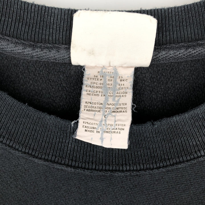 Champion REVERSE WEAVE Reverse Weave One Point Logo Sweatshirt Trainer Men's L size cotton black type Vintage Second Hand