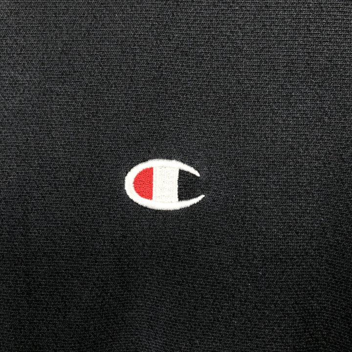 Champion REVERSE WEAVE Reverse Weave One Point Logo Sweatshirt Trainer Men's L size cotton black type Vintage Second Hand