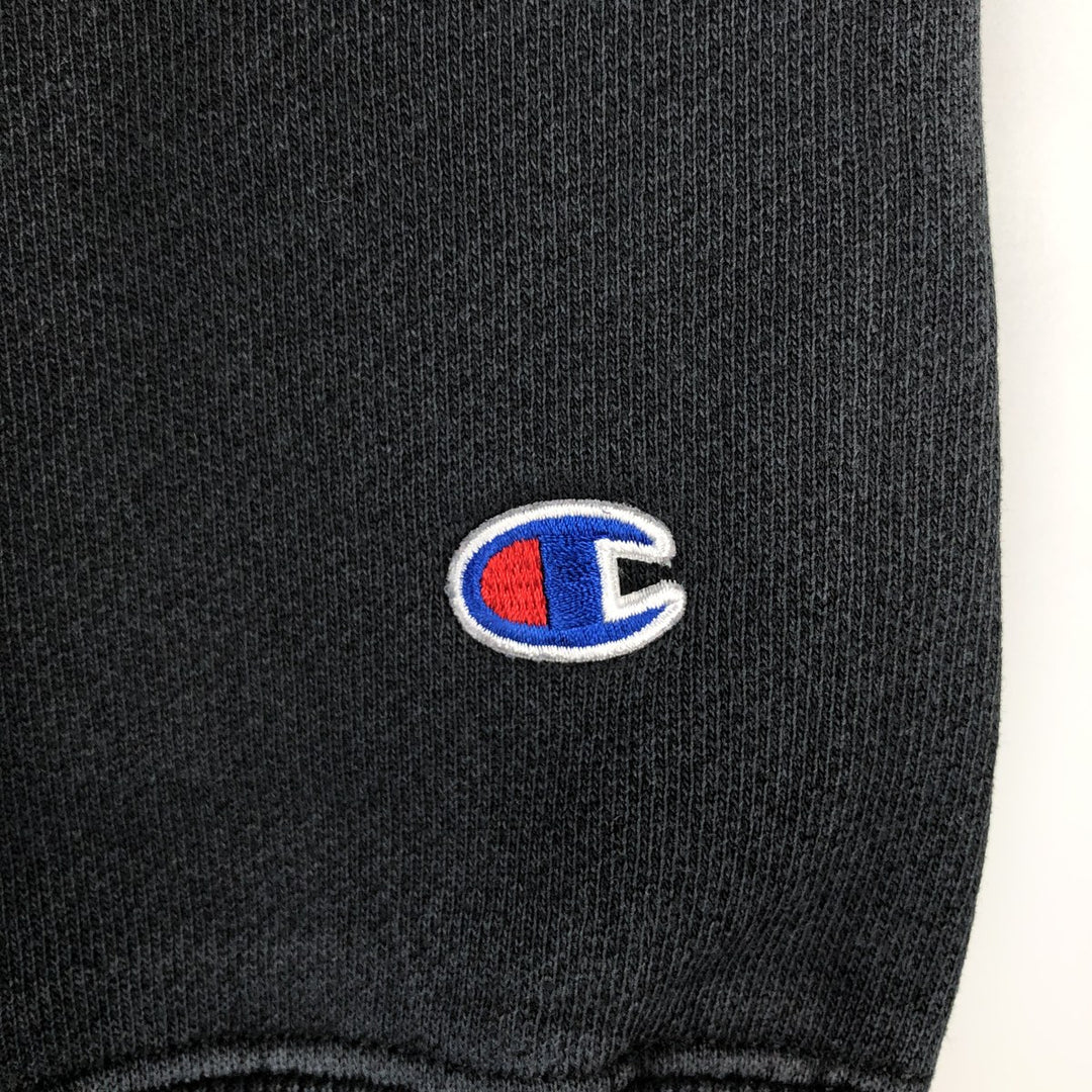 Champion REVERSE WEAVE Reverse Weave One Point Logo Sweatshirt Trainer Men's L size cotton black type Vintage Second Hand