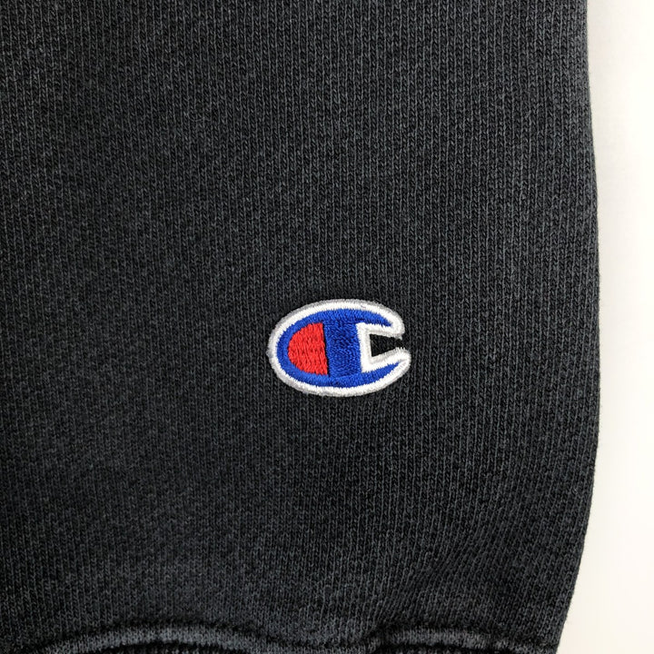 Champion REVERSE WEAVE Reverse Weave One Point Logo Sweatshirt Trainer Men's L size cotton black type Vintage Second Hand