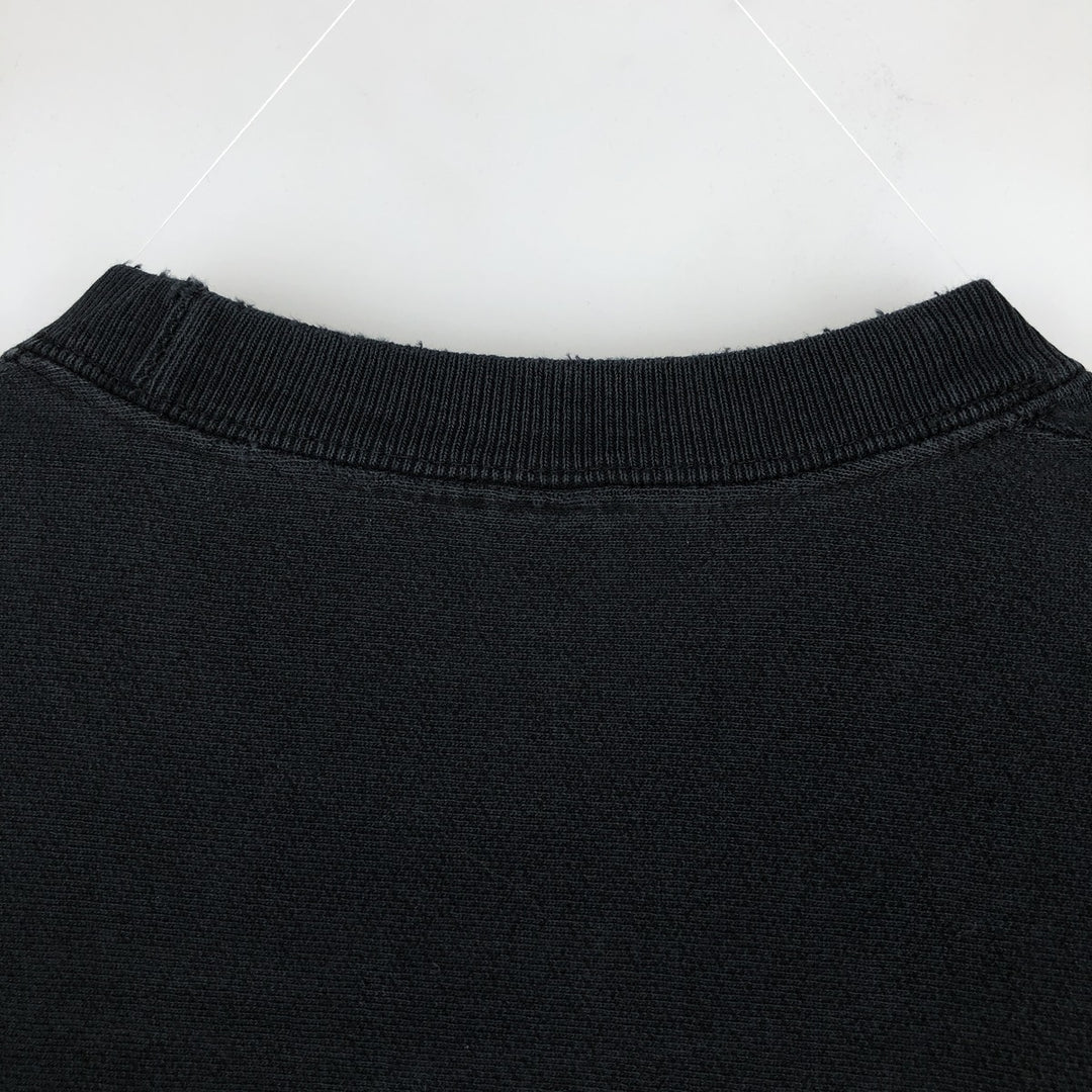 Champion REVERSE WEAVE Reverse Weave One Point Logo Sweatshirt Trainer Men's L size cotton black type Vintage Second Hand