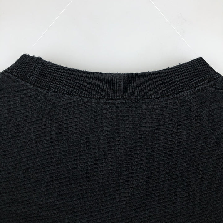 Champion REVERSE WEAVE Reverse Weave One Point Logo Sweatshirt Trainer Men's L size cotton black type Vintage Second Hand