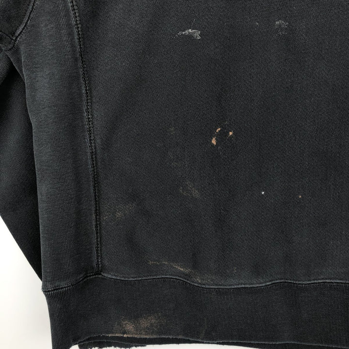 Champion REVERSE WEAVE Reverse Weave One Point Logo Sweatshirt Trainer Men's L size cotton black type Vintage Second Hand