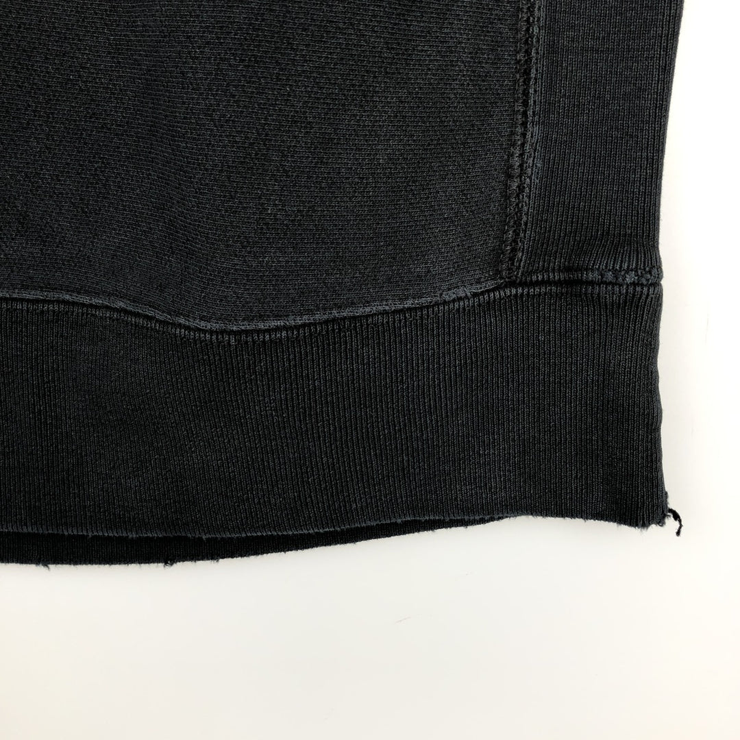 Champion REVERSE WEAVE Reverse Weave One Point Logo Sweatshirt Trainer Men's L size cotton black type Vintage Second Hand