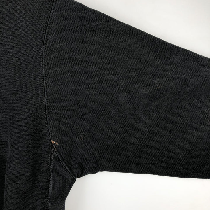Champion REVERSE WEAVE Reverse Weave One Point Logo Sweatshirt Trainer Men's L size cotton black type Vintage Second Hand