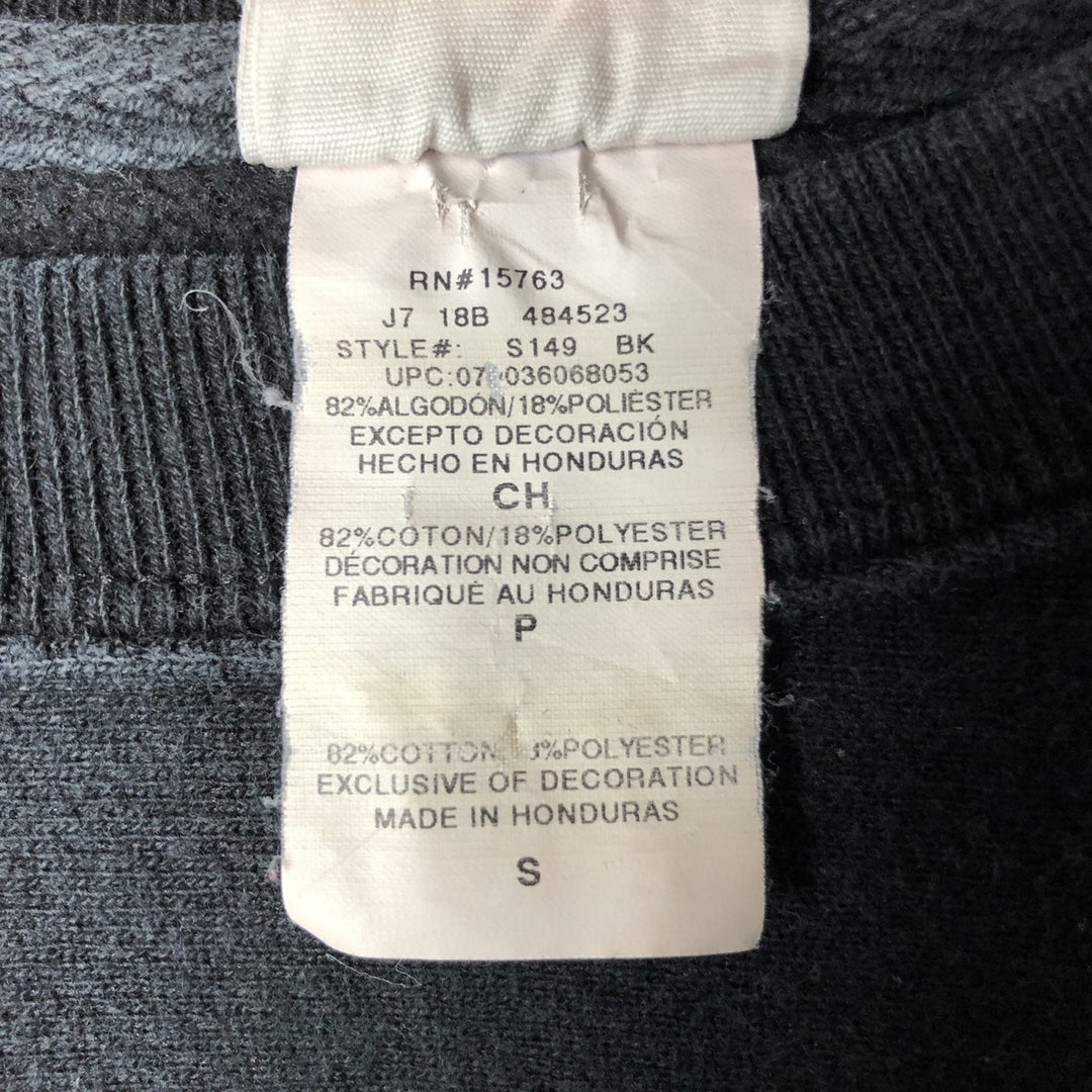 Champion REVERSE WEAVE Reverse Weave Printed Sweatshirt Trainer Men's M size cotton black type Vintage Second Hand