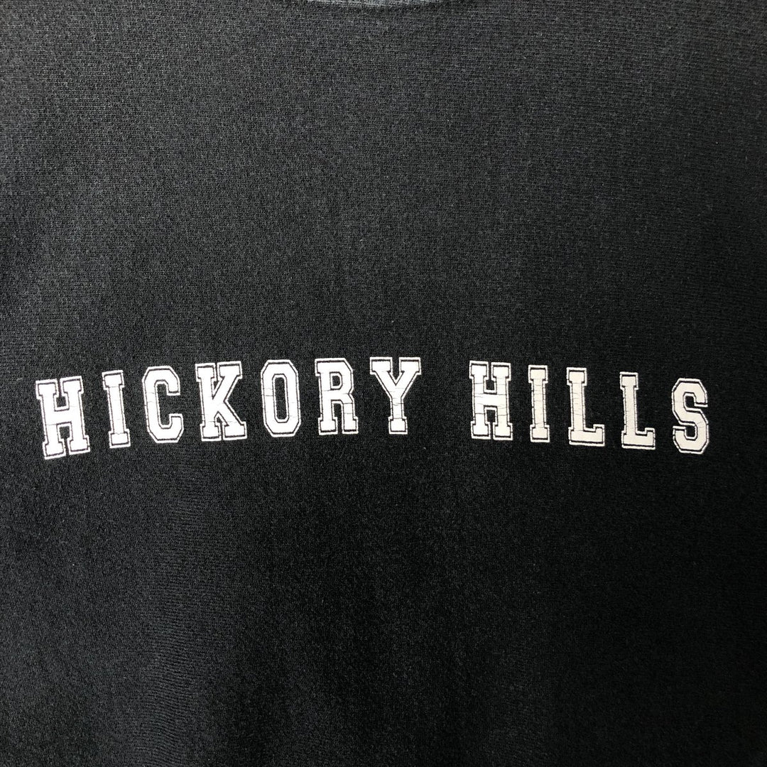 Champion REVERSE WEAVE Reverse Weave Printed Sweatshirt Trainer Men's M size cotton black type Vintage Second Hand