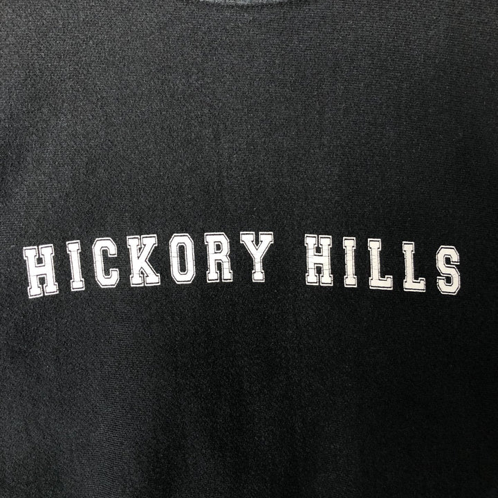 Champion REVERSE WEAVE Reverse Weave Printed Sweatshirt Trainer Men's M size cotton black type Vintage Second Hand