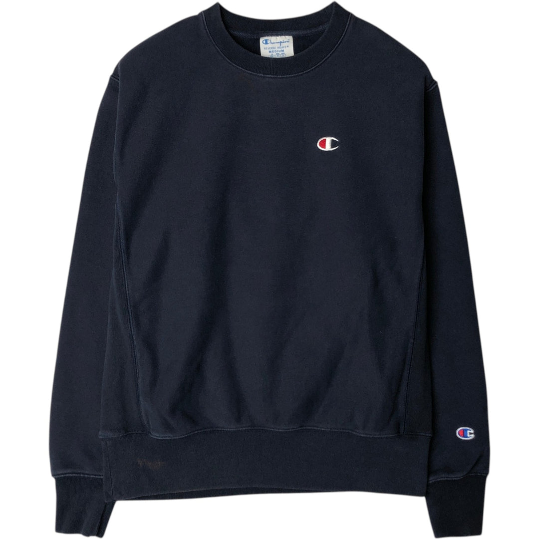 Champion REVERSE WEAVE Reverse Weave One Point Logo Sweatshirt Trainer Men's M cotton navy blue type Vintage Second Hand