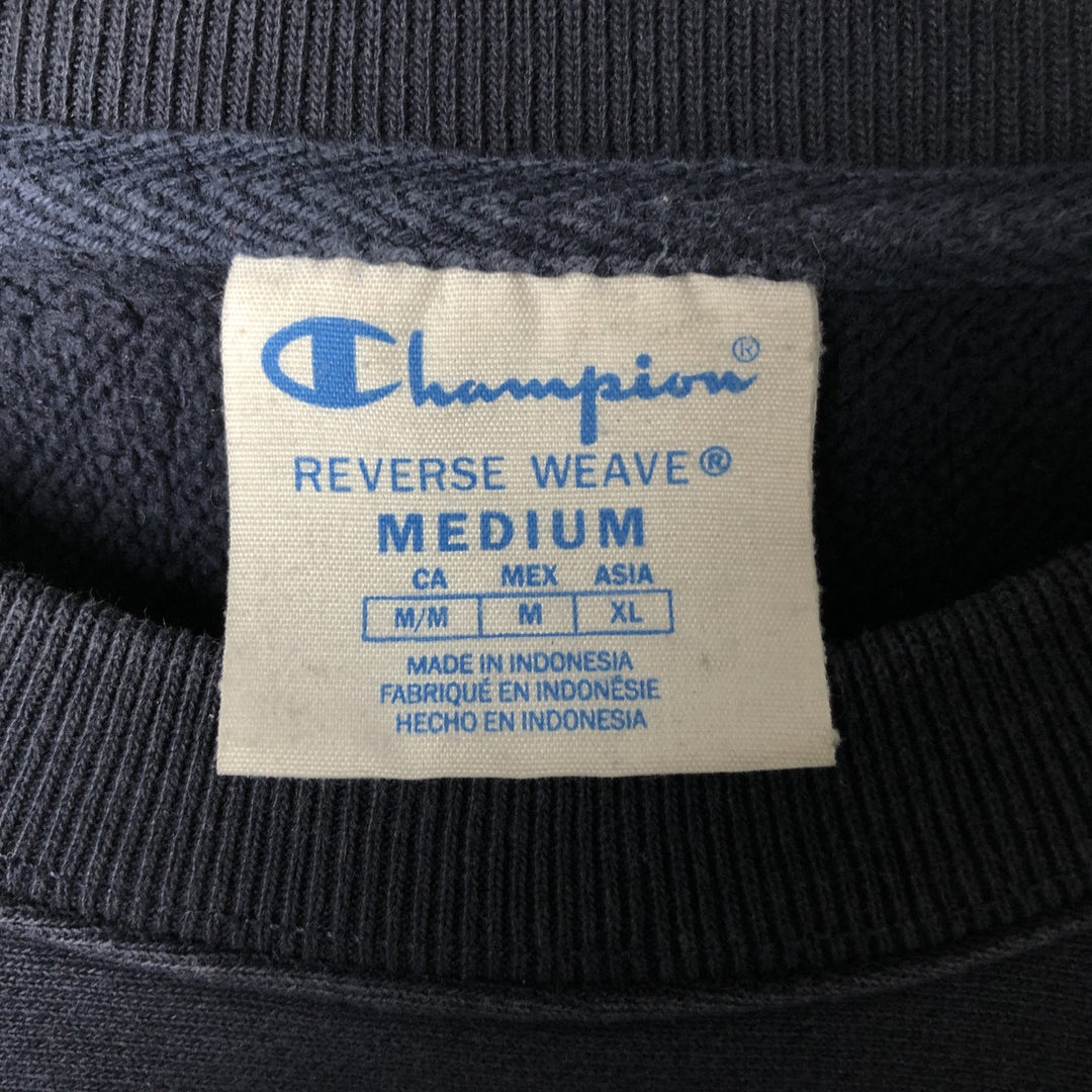 Champion REVERSE WEAVE Reverse Weave One Point Logo Sweatshirt Trainer Men's M cotton navy blue type Vintage Second Hand