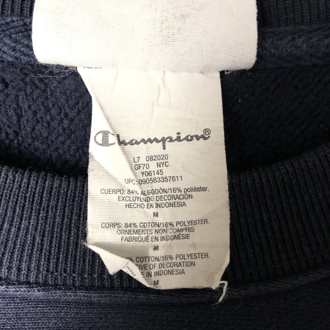 Champion REVERSE WEAVE Reverse Weave One Point Logo Sweatshirt Trainer Men's M cotton navy blue type Vintage Second Hand