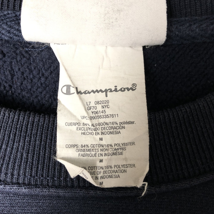 Champion REVERSE WEAVE Reverse Weave One Point Logo Sweatshirt Trainer Men's M cotton navy blue type Vintage Second Hand