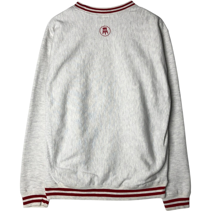 Champion REVERSE WEAVE Reverse Weave Printed Sweatshirt Trainer Men's M size cotton gray type Vintage Second Hand