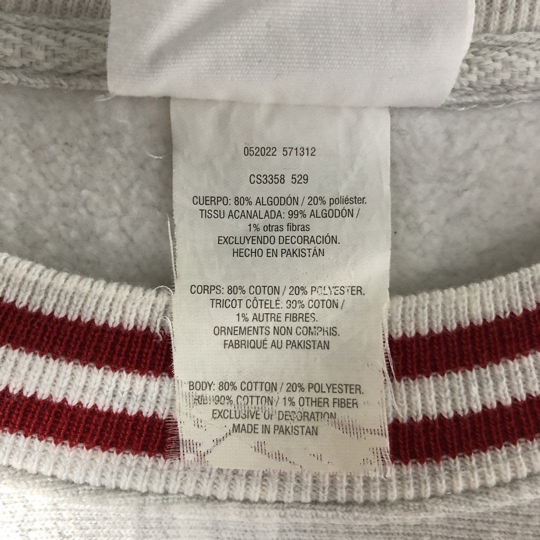 Champion REVERSE WEAVE Reverse Weave Printed Sweatshirt Trainer Men's M size cotton gray type Vintage Second Hand