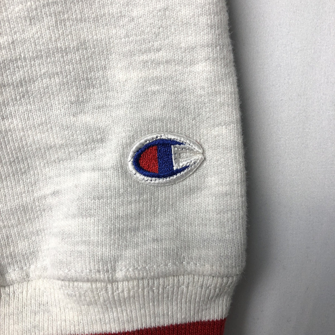 Champion REVERSE WEAVE Reverse Weave Printed Sweatshirt Trainer Men's M size cotton gray type Vintage Second Hand