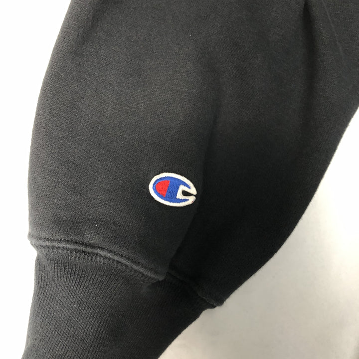 00'S Champion Premium Reverse Weave Advertising Sweatshirt Trainer Men's XL cotton black type Vintage Second Hand