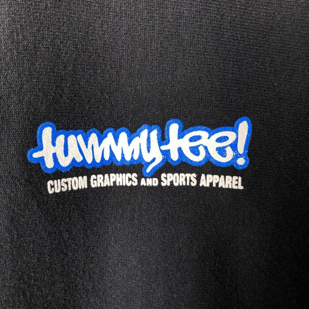 00'S Champion Premium Reverse Weave Advertising Sweatshirt Trainer Men's XL cotton black type Vintage Second Hand