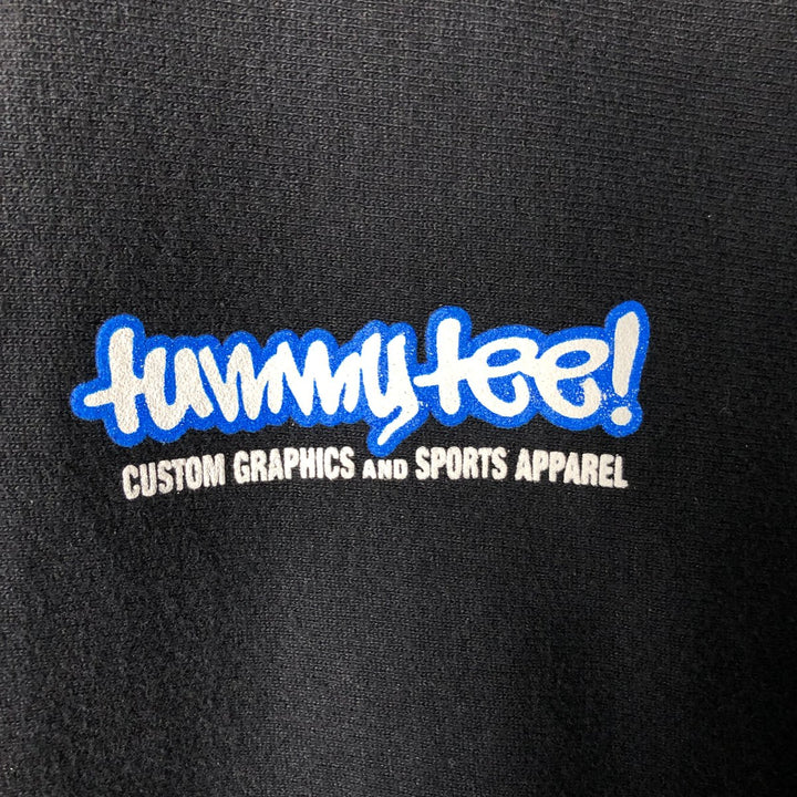 00'S Champion Premium Reverse Weave Advertising Sweatshirt Trainer Men's XL cotton black type Vintage Second Hand