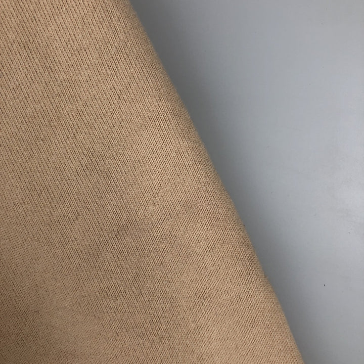 90'S Cotton Deluxe Fleece Brittany Spaniel Dog Print Animal Sweatshirt, Made in USA, Men's Size M (approx.) cotton Beige type Vintage Second Hand