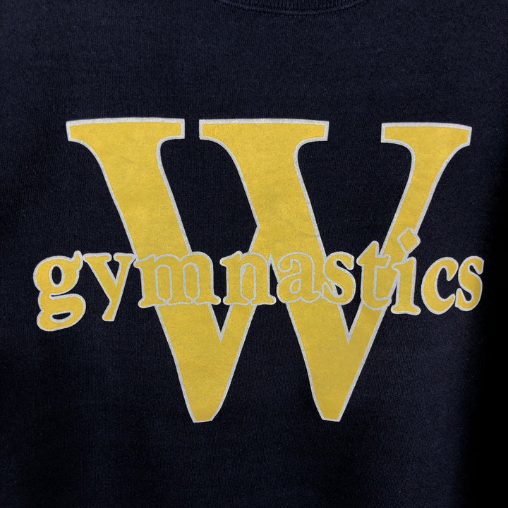 2000'S Lee College Sweatshirt, Made in USA, Men's Size XL (approx.) cotton navy blue type Vintage Second Hand