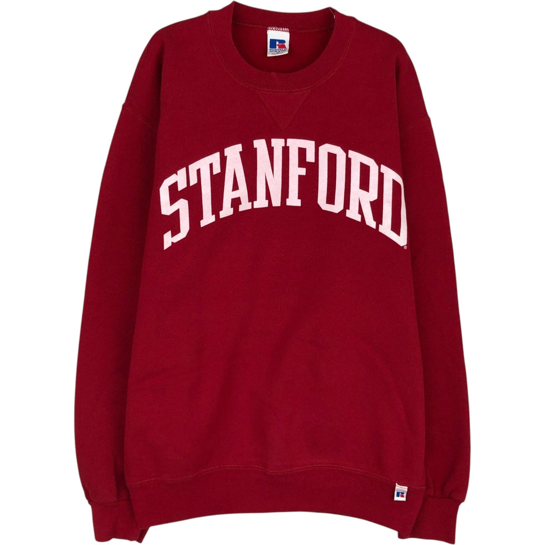 80s-90'S Russell College Sweatshirt, Made in USA, Men's Size M (approx.), Vintage cotton red type Vintage Second Hand