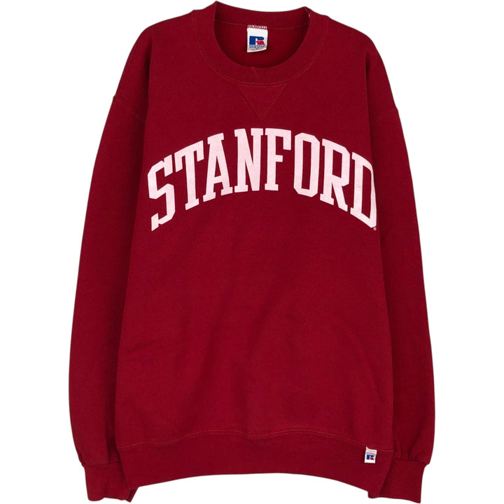80s-90'S Russell College Sweatshirt, Made in USA, Men's Size M (approx.), Vintage cotton red type Vintage Second Hand