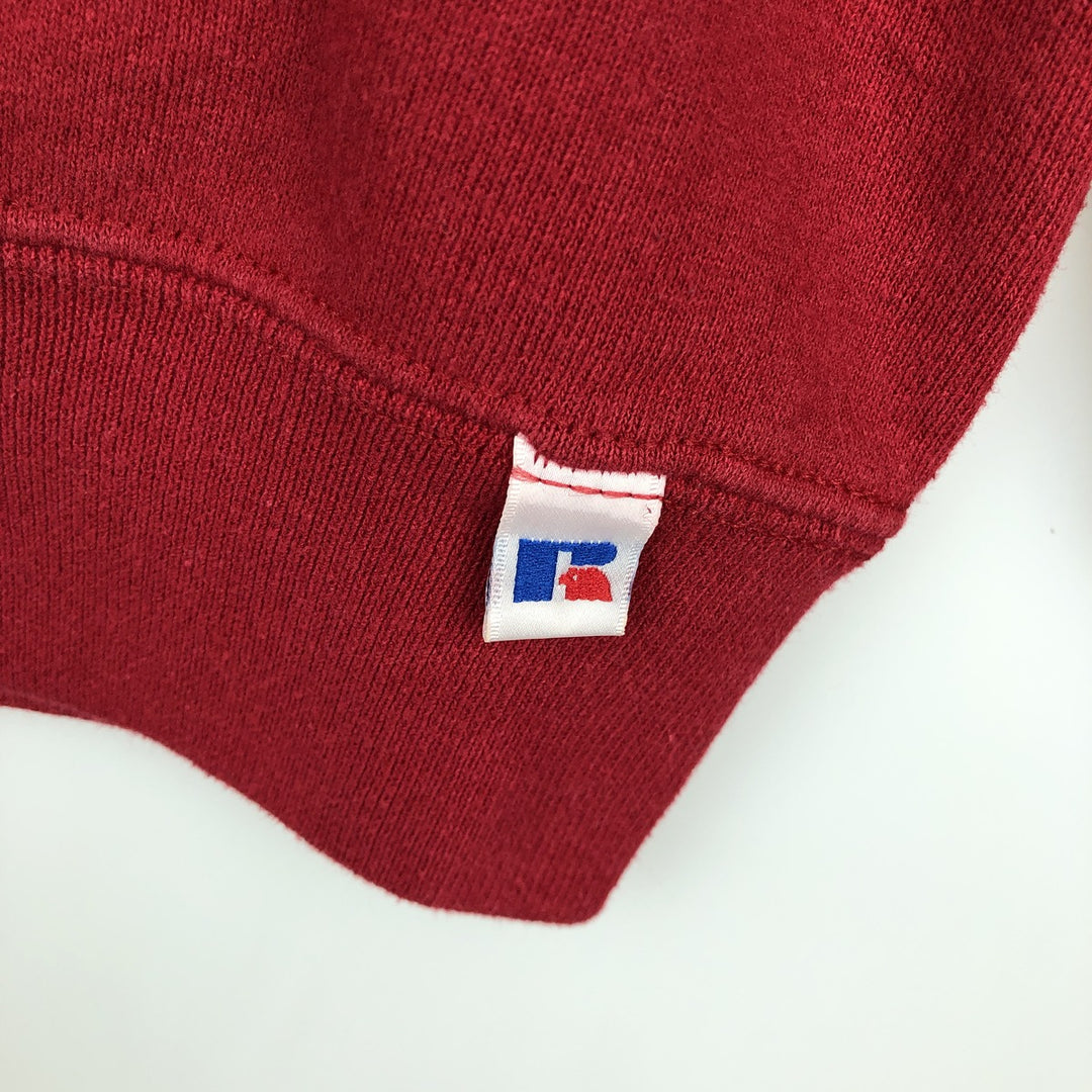 80s-90'S Russell College Sweatshirt, Made in USA, Men's Size M (approx.), Vintage cotton red type Vintage Second Hand