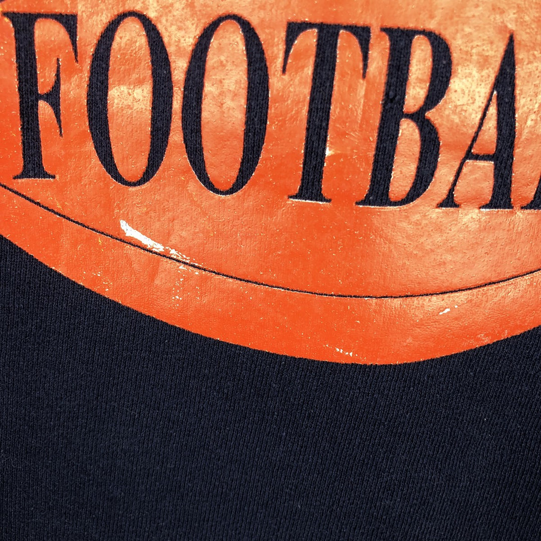 80s-90'S Russell College Sweatshirt, Made in USA, Men's XL equivalent, Crew Neck (Round Neck), Vintage. cotton navy blue type Vintage Second Hand