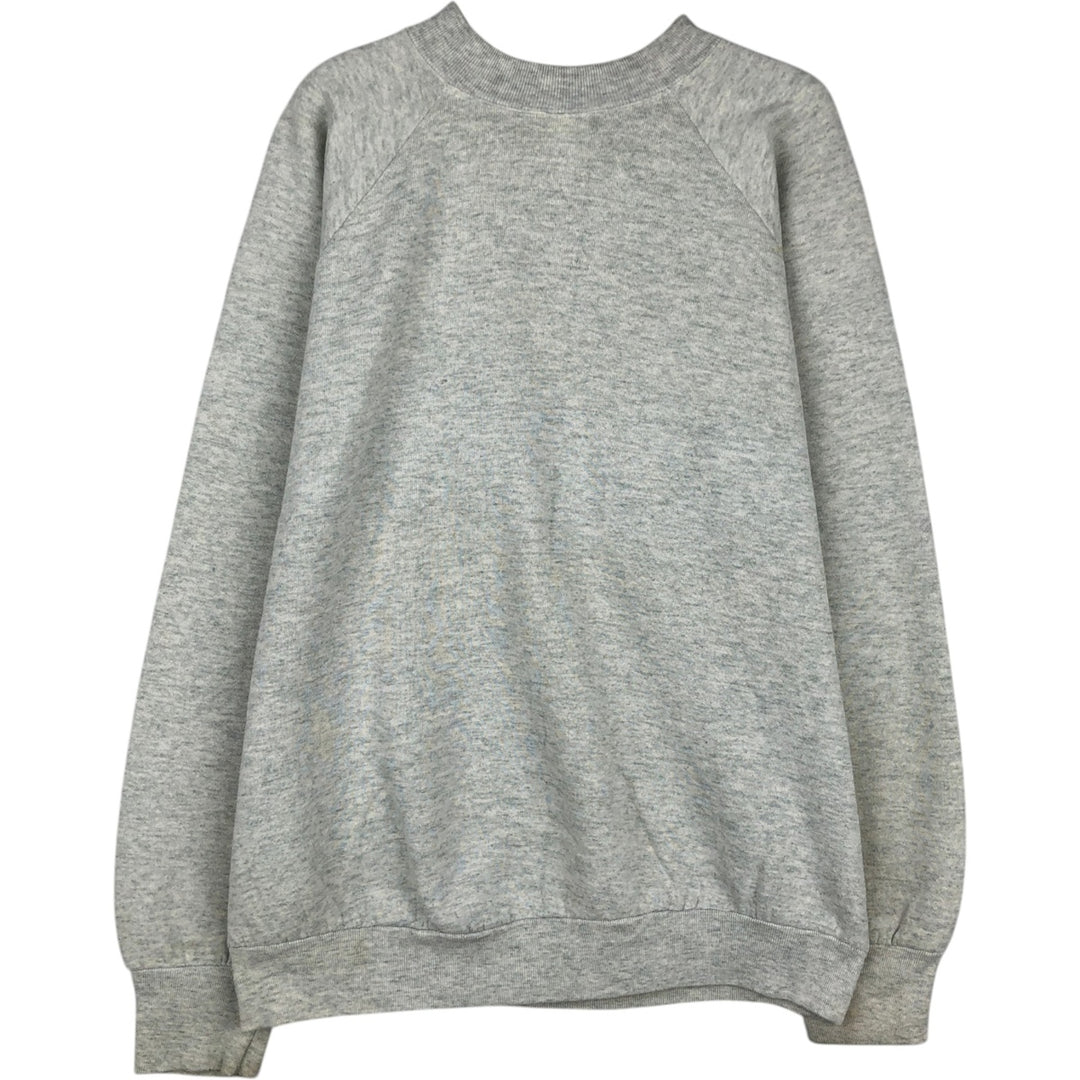 90'S Fruit of the Loom Ohio State University College Character Sweatshirt (Men's Size L) unclear gray type Vintage Second Hand