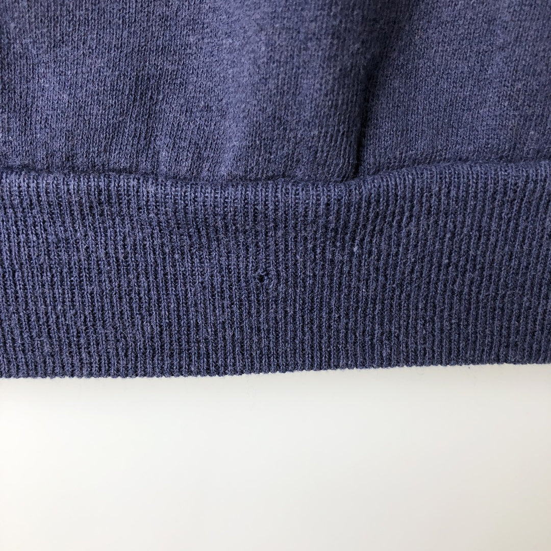 80s-90'S Jerzees College Sweatshirt, Made in USA, Men's XL, Vintage cotton navy blue type Vintage Second Hand