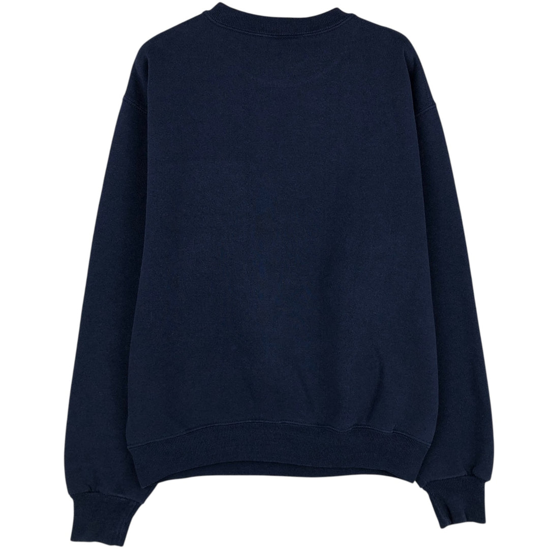 90'S Cheetah Notre Dame University Fighting Irish Triple Print College Sweatshirt, Made in USA cotton navy blue type Vintage Second Hand