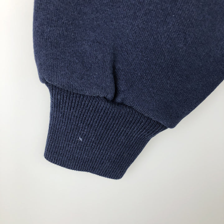 90'S Cheetah Notre Dame University Fighting Irish Triple Print College Sweatshirt, Made in USA cotton navy blue type Vintage Second Hand