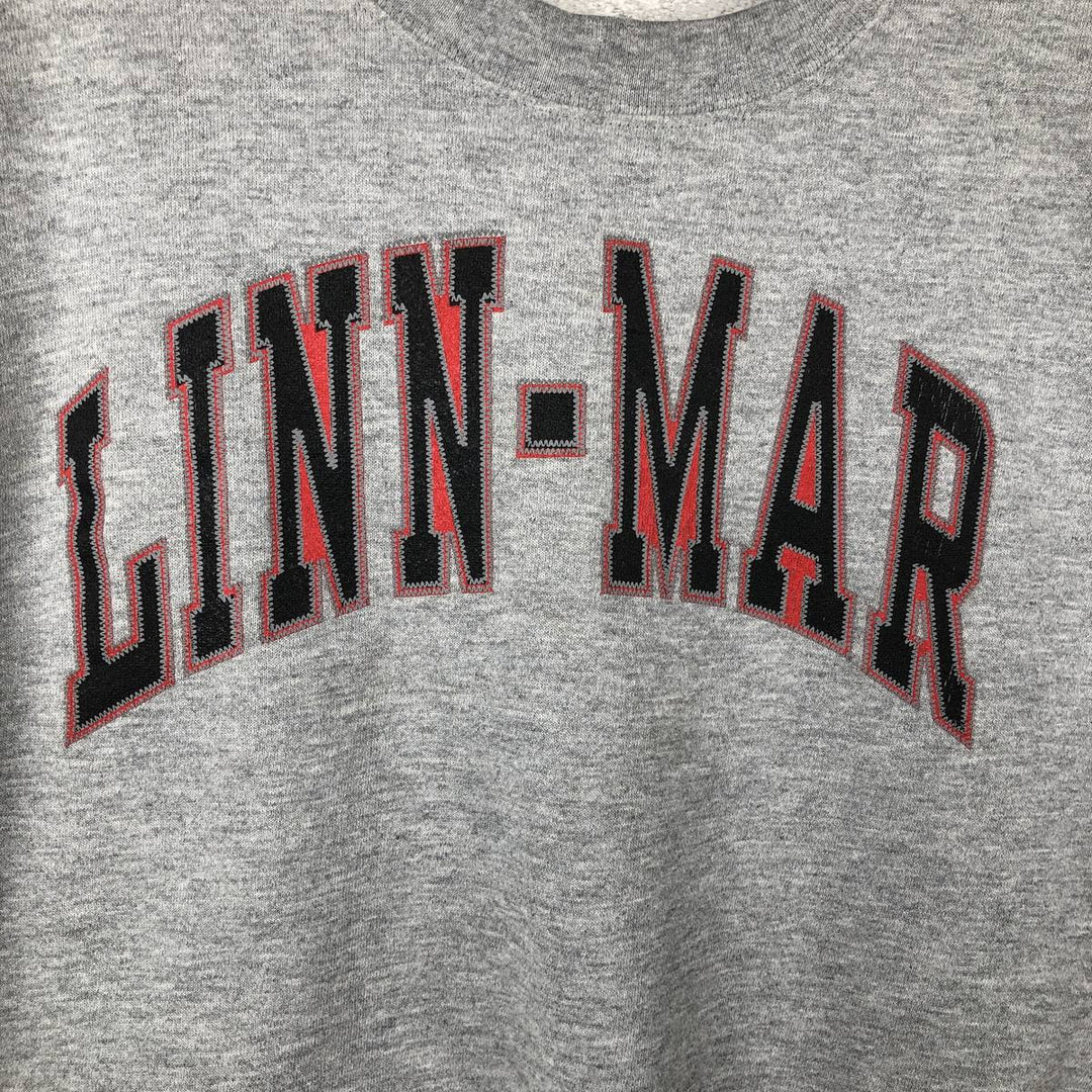 2000'S Lee College Sweatshirt, Made in USA, Men's Size XL (approx.) cotton gray type Vintage Second Hand