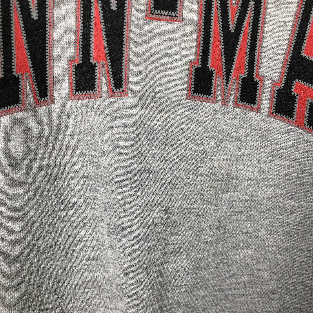 2000'S Lee College Sweatshirt, Made in USA, Men's Size XL (approx.) cotton gray type Vintage Second Hand