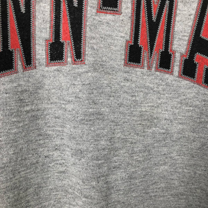 2000'S Lee College Sweatshirt, Made in USA, Men's Size XL (approx.) cotton gray type Vintage Second Hand