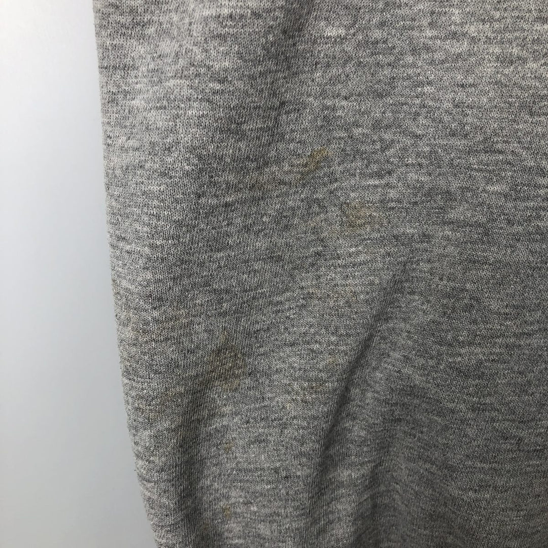 2000'S Lee College Sweatshirt, Made in USA, Men's Size XL (approx.) cotton gray type Vintage Second Hand