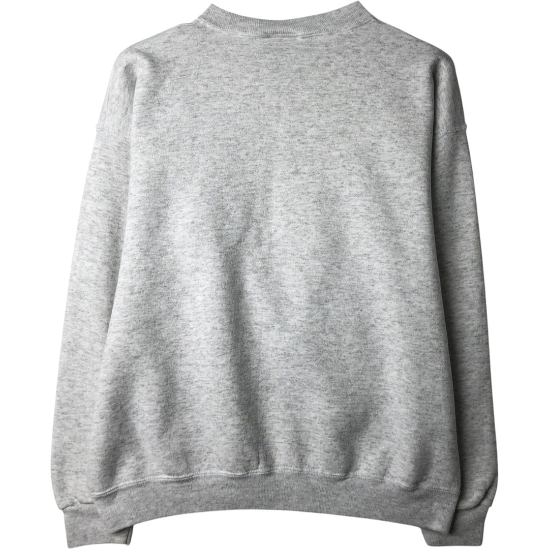 90'S Lee College Sweatshirt, Made in USA, Men's L, Vintage cotton gray type Vintage Second Hand