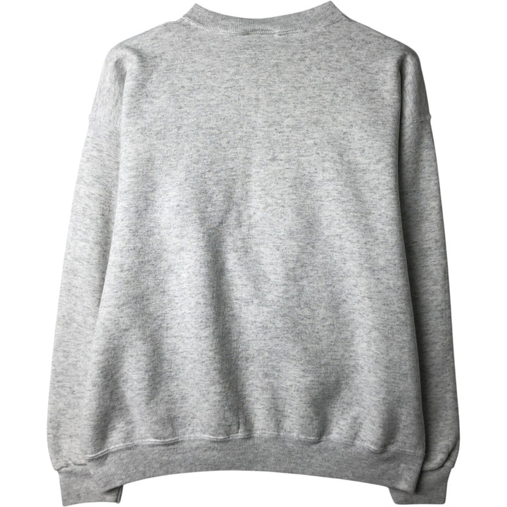 90'S Lee College Sweatshirt, Made in USA, Men's L, Vintage cotton gray type Vintage Second Hand