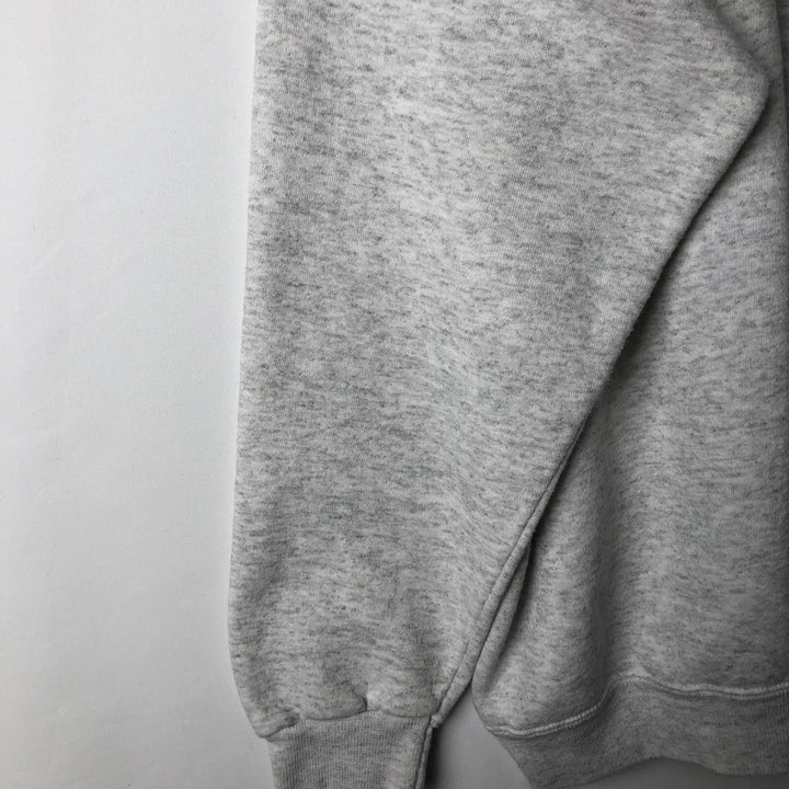 90'S Lee College Sweatshirt, Made in USA, Men's L, Vintage cotton gray type Vintage Second Hand