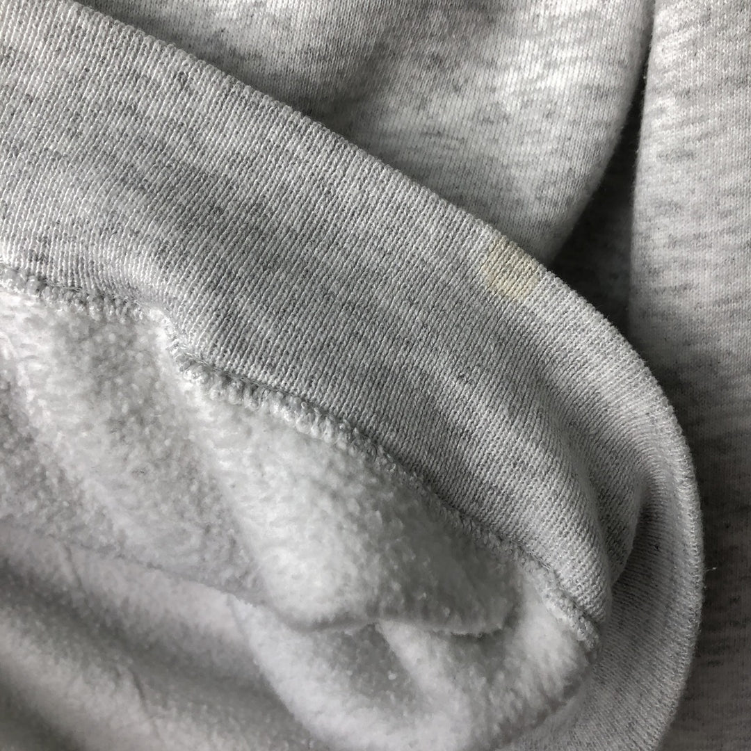 90'S Lee College Sweatshirt, Made in USA, Men's L, Vintage cotton gray type Vintage Second Hand